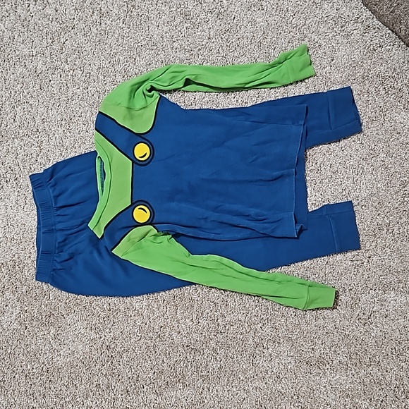 Super Mario Bros. Mario and Luigi kids size 8 pajama set bundle - Picture 8 of 8